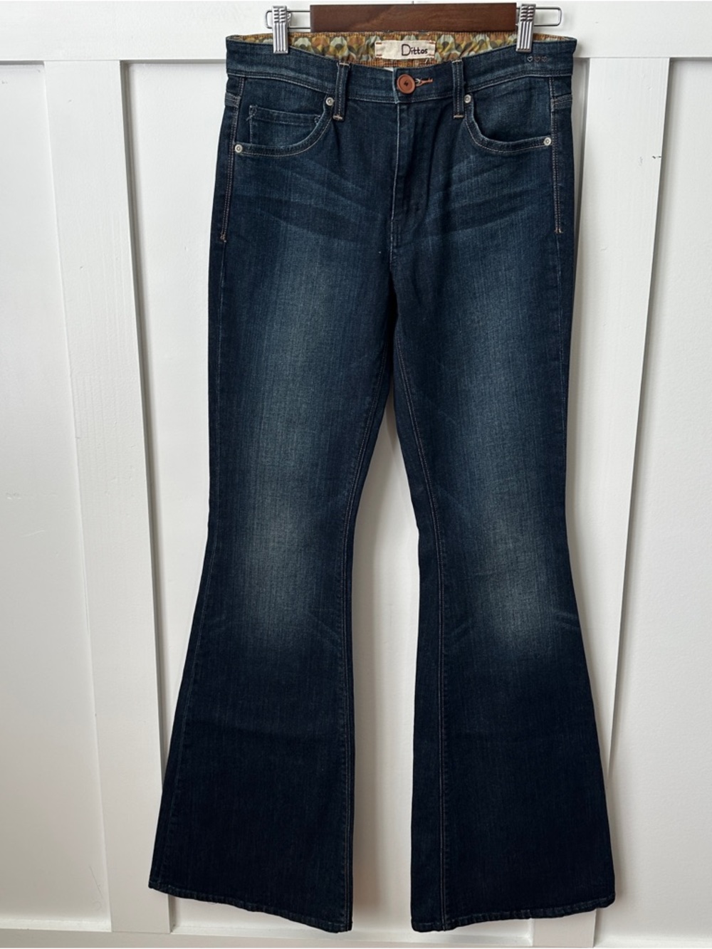 Dittos Dark Indigo Flare Jeans